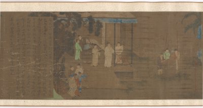 有名な男性の生活のシーン パート 2、明王朝、16 ～ 17 世紀。 作： Unbekannt
