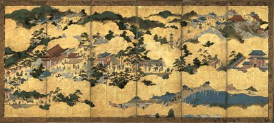 京都とその周辺の風景、1690年頃 作： Unbekannt