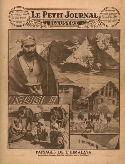 ヒマラヤの風景、1931年。 作： Unbekannt