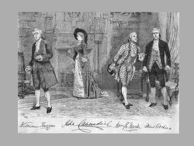 1882年、ヴォードビル劇場でのスキャンダルスクール 作： Unbekannt