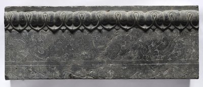 棺台のセクション：水平パネル、550-577。 作： Unbekannt