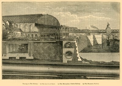 テムズ着陸のセクション、1867年、c1876。 作： Unbekannt
