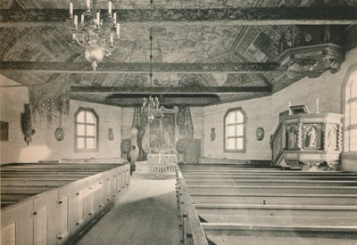 セグロラ教会、スカンセン野外博物館、ストックホルム、1925 作： Unbekannt