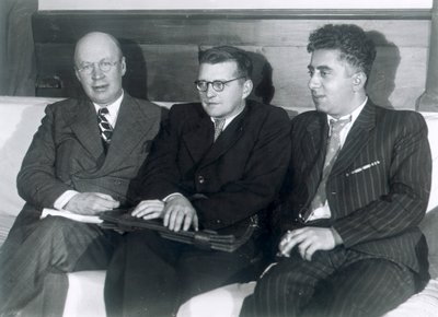 ロシアの作曲家、セルゲイプロコフィエフ、ドミトリショスタコービッチ、アラムハチャトゥリアン、1945年 作： Unbekannt