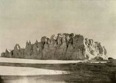 ロス島、c1908、1909年にケープボーンの南にある氷河の鋸歯状の端。 作： Unbekannt