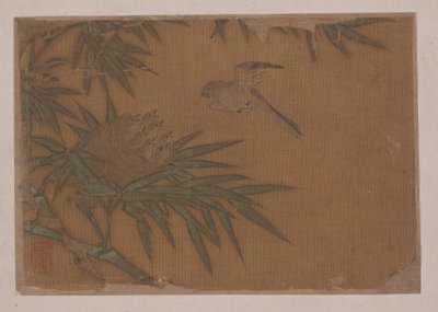 竹の巣にいる七羽の鳥。 作： Unbekannt