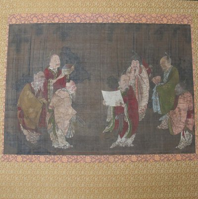 竹林の七賢者。 作： Unbekannt