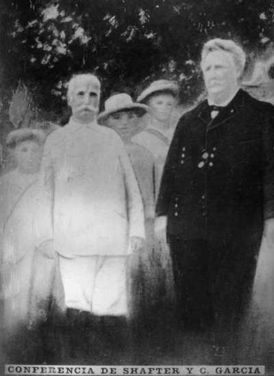 シャフターとガルシアスの会議、1898年、1920年代 作： Unbekannt