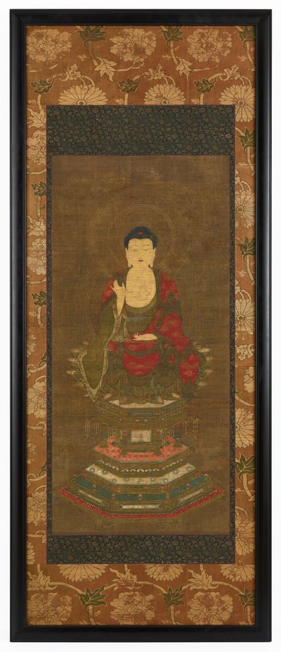 釈迦の説教、室町時代、16世紀。 作： Unbekannt