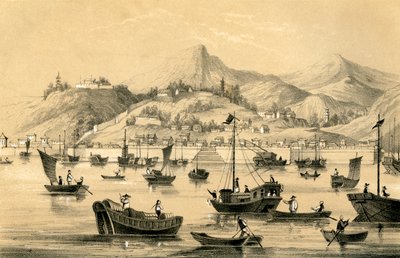 上海、1847年に英国通商条約により開港した5つの港の1つ 作： Unbekannt