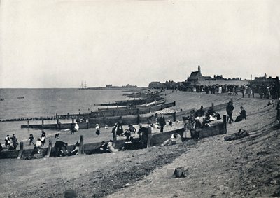 薄さ-プロムナードとビーチ、1895 作： Unbekannt