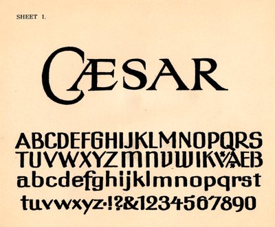 シート1、アルファベットのポートフォリオ、1929 作： Unbekannt