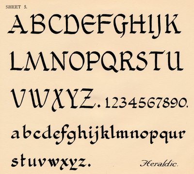 シート5、アルファベットのポートフォリオ、1929 作： Unbekannt