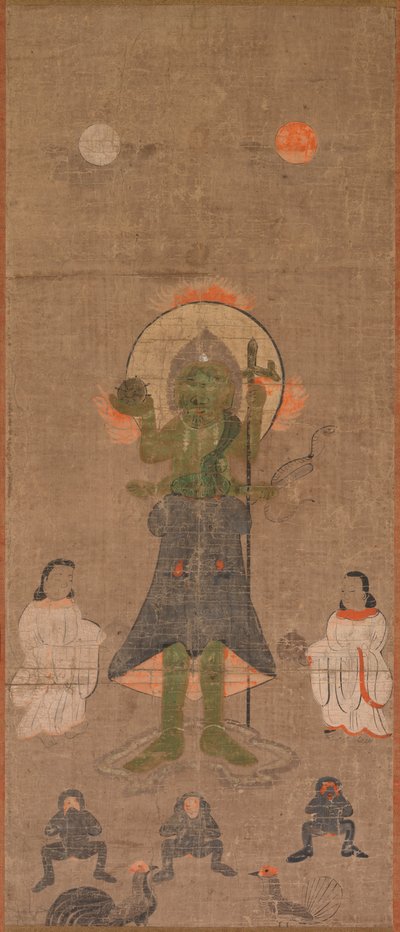 将門金剛：17世紀の青い顔をした金剛。 作： Unbekannt