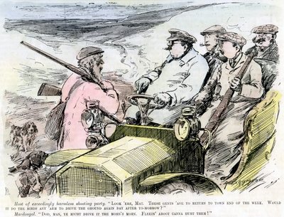 射撃パーティー、1906 作： Unbekannt
