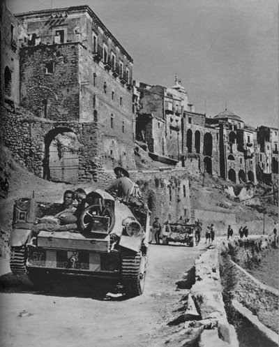 シチリア山の要塞の嵐、1943 作： Unbekannt