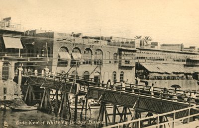 ホワイトリー橋、バスラ、c1918-c1939の側面図。 作： Unbekannt