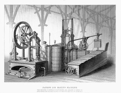 シーブとハリソンの特許製氷機、1862 作： Unbekannt
