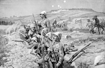 1899〜1900年、南アフリカ、ボーア戦争、レディスミス包囲 作： Unbekannt