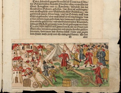 1578年のロシアによる包囲戦。ヨハンヤコブウィックスからのニュース... 作： Unbekannt