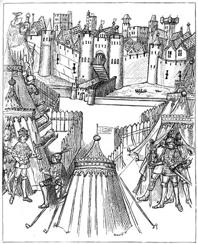ルーアンの包囲、1418〜1419年、1893年 作： Unbekannt