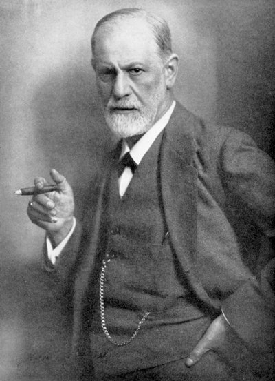 ジークムント・フロイト 1856-1939、オーストリアの神経学者 作： Unbekannt