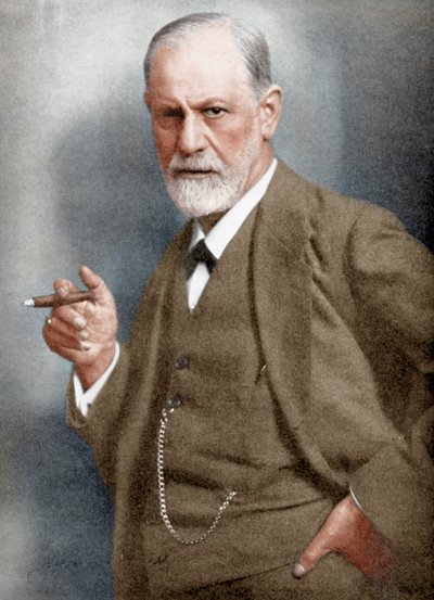 Sigmund Freud 1856-1939、オーストリアの神経科医 作： Unbekannt