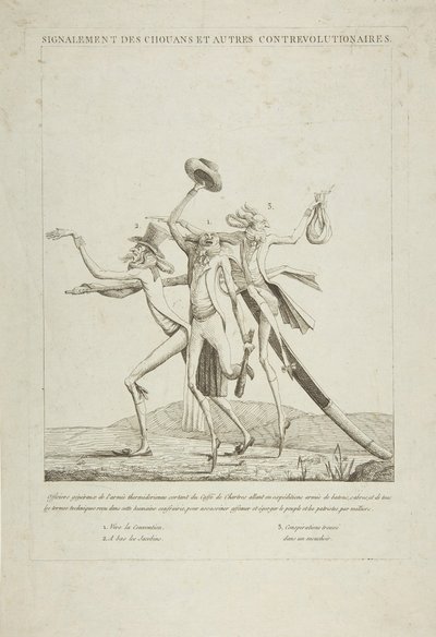 Chouansおよびその他の革命家の報告1793年。 作： Unbekannt