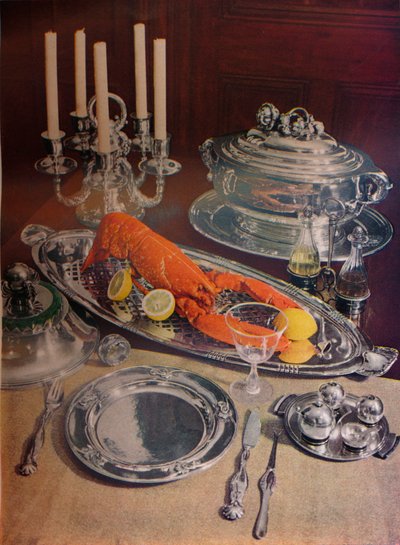 シルバーディナーサービス、1936年。 作： Unbekannt