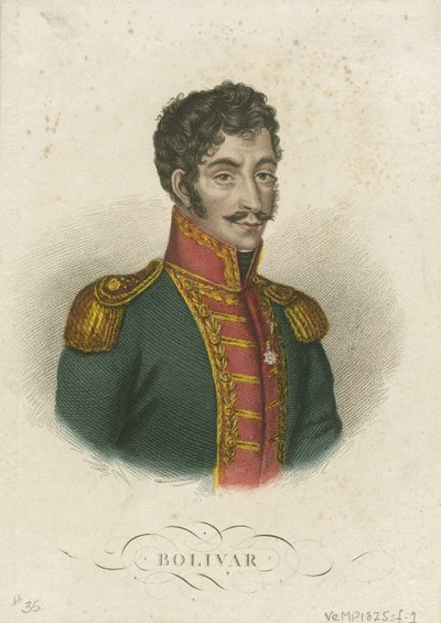 シモンボリバル1783-1830、1825 作： Unbekannt