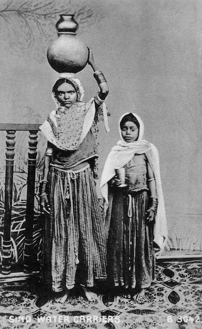 シンドウォーターキャリア、インド、1917 作： Unbekannt