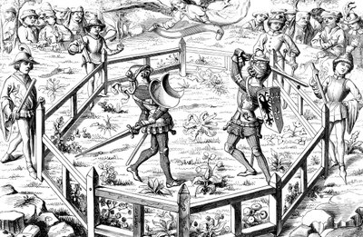 神の裁きを受けた単一の戦闘、15世紀1849 作： Unbekannt