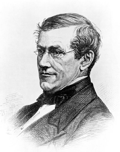 チャールズ・ホイートストン卿、イギリスの物理学者、1845年頃 作： Unbekannt