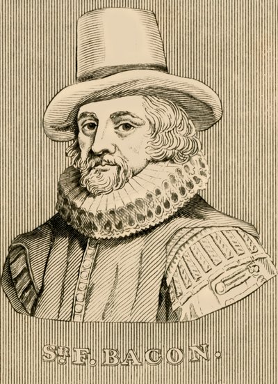 サーフランシスベーコン、1561-1626、1830年。 作： Unbekannt