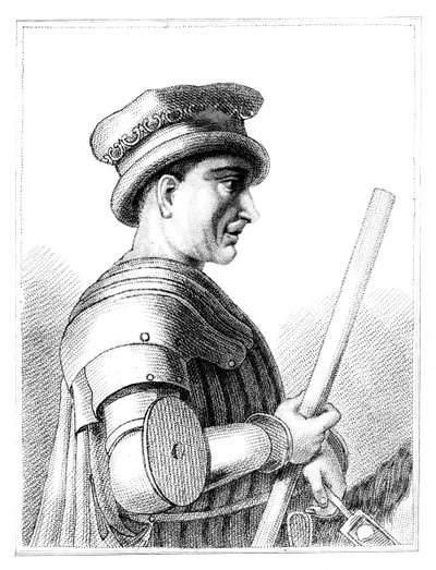 ジョンホークウッド卿、14世紀イタリアのイギリスの傭兵またはコンドチエール、1819年 作： Unbekannt
