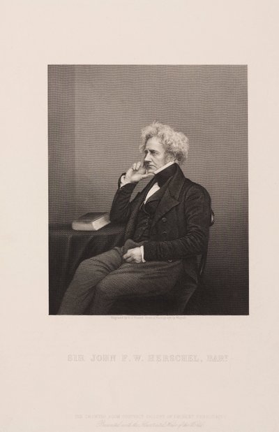 ジョン・ハーシェル卿（英国の天文学者、科学者）1860年頃 作： Unbekannt