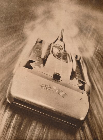 マルコムキャンベル卿、「ブルーバード」で1935年 作： Unbekannt