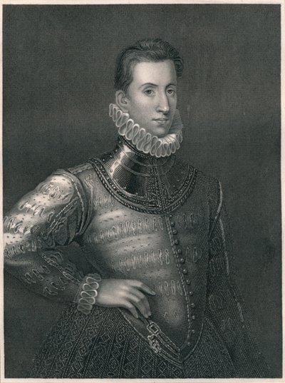 フィリップシドニー卿、c1576、19世紀初頭から中期。 作： Unbekannt