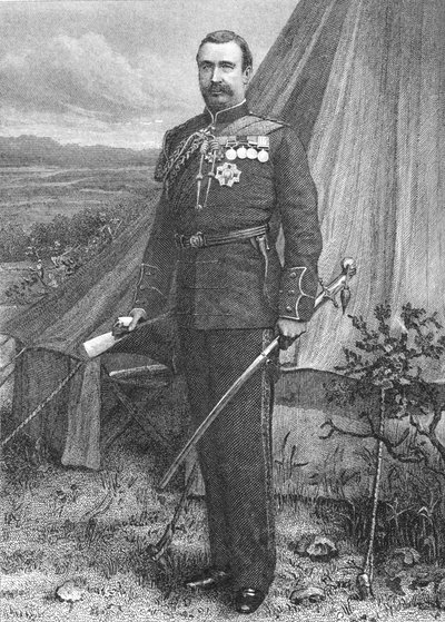 Redvers Buller卿、c1881-85 作： Unbekannt