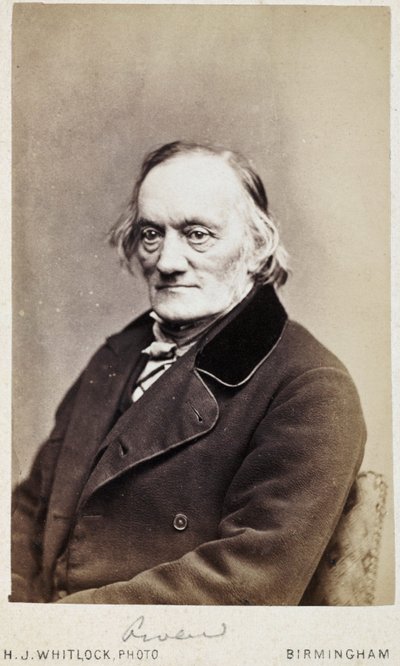 リチャード・オーウェン卿（イギリスの博物学者・古生物学者）1880年頃 作： Unbekannt