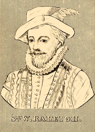 W.ローリー卿、c1552-1618、1830年。 作： Unbekannt