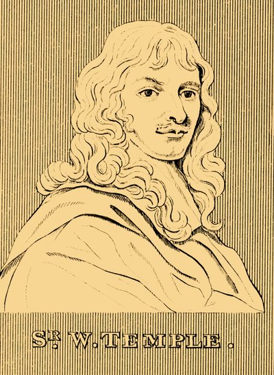 サー・W・テンプル、1628-1699、1830年。 作： Unbekannt