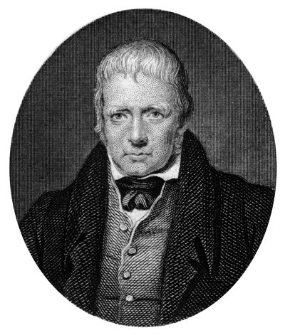 ウォルタースコット卿、第1男爵、スコットランドの歴史小説家および詩人、1877年 作： Unbekannt