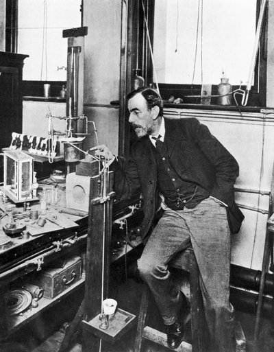 ウィリアム・ラムジー卿、スコットランドの化学者、1900年頃 作： Unbekannt
