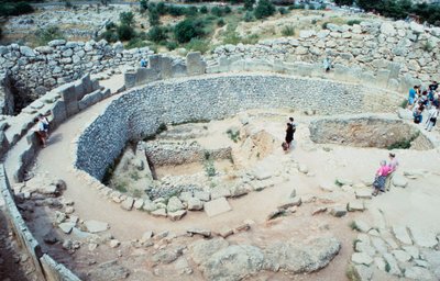 ミケーネ要塞のサイト、ギリシャ、紀元前1600年〜1100年 作： Unbekannt