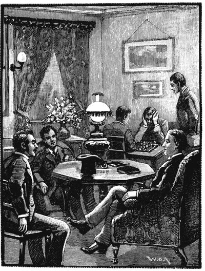 YMCAのリビングルーム、エクセターホール、ロンドン、1887 作： Unbekannt