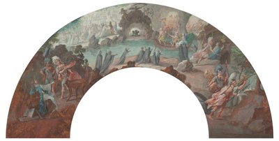 Aeneid、1700年代のスケッチ。 作： Unbekannt