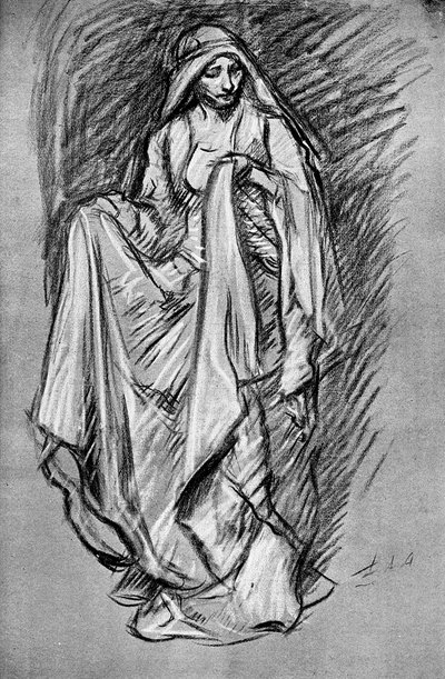 リア王のスケッチ、リア王、1899年 作： Unbekannt