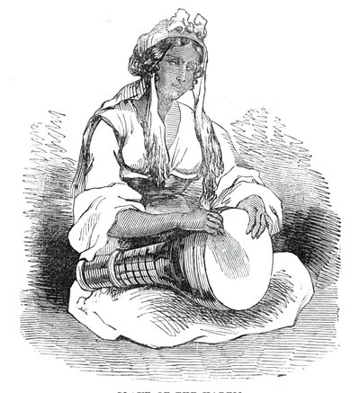 ハーレムの奴隷、1844年。 作： Unbekannt