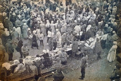 スモレンスクマーケット、モスクワ、ソビエト連邦、1920年代 作： Unbekannt